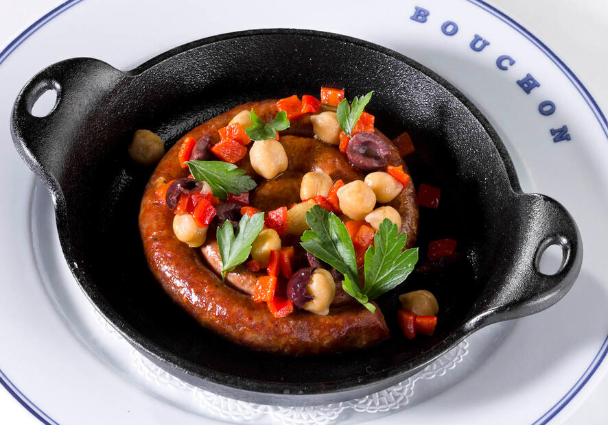 Sausage and vegetables